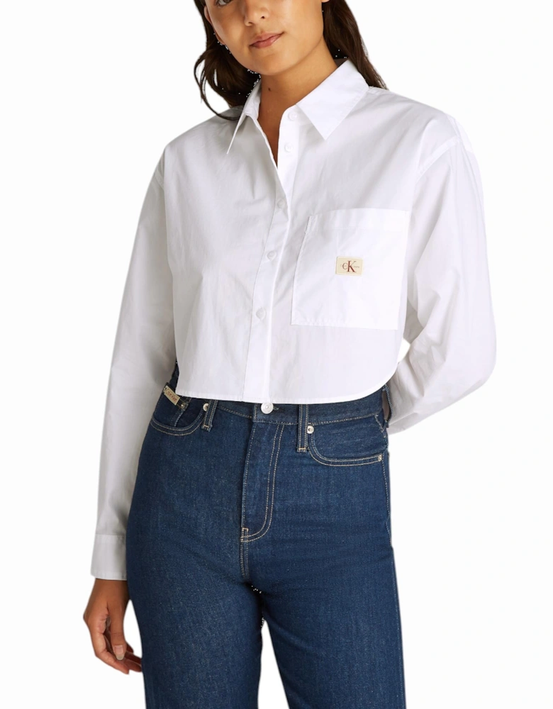 Classic Cotton Button-Up Shirt Women - White