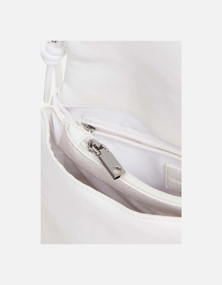 Convertible Handbag with Zip Pockets Women - White Bags