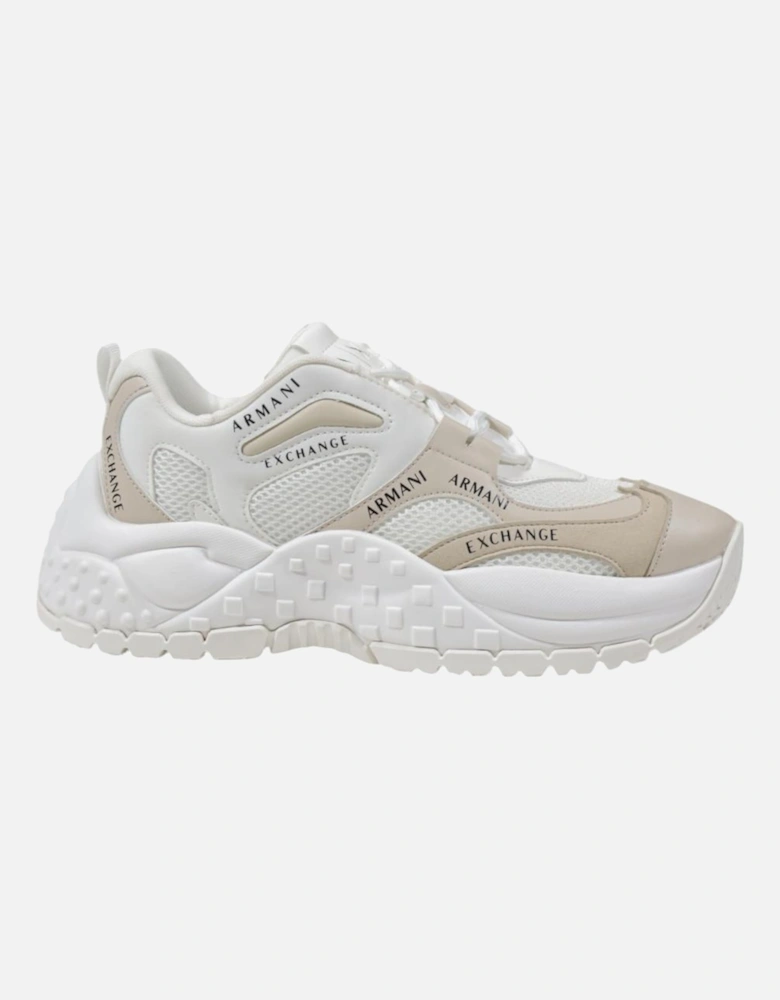 Plain Rubber Sole Sneakers Women - Beige