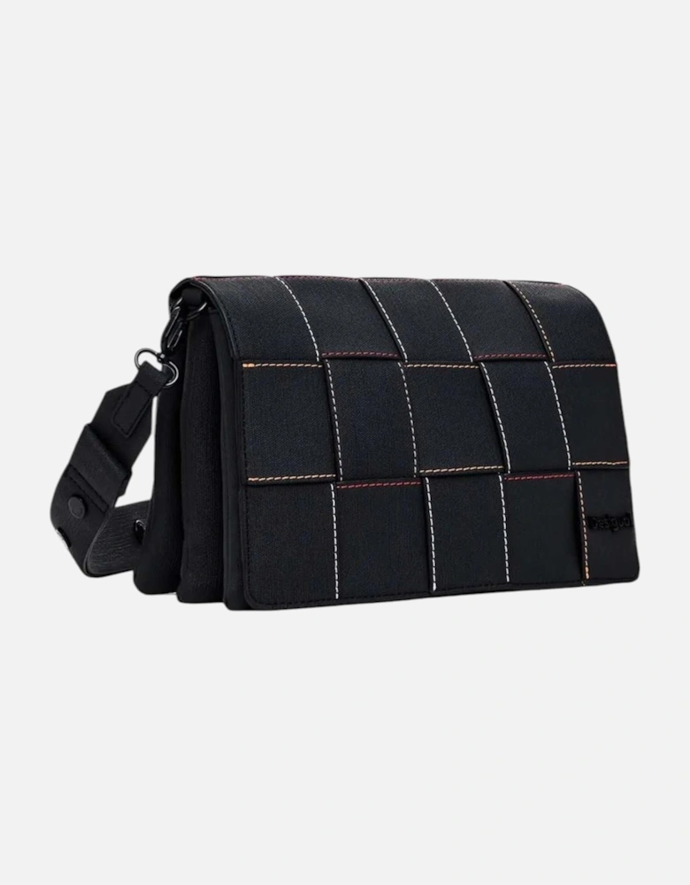 Plain Zip Fastening Bag Women - Black