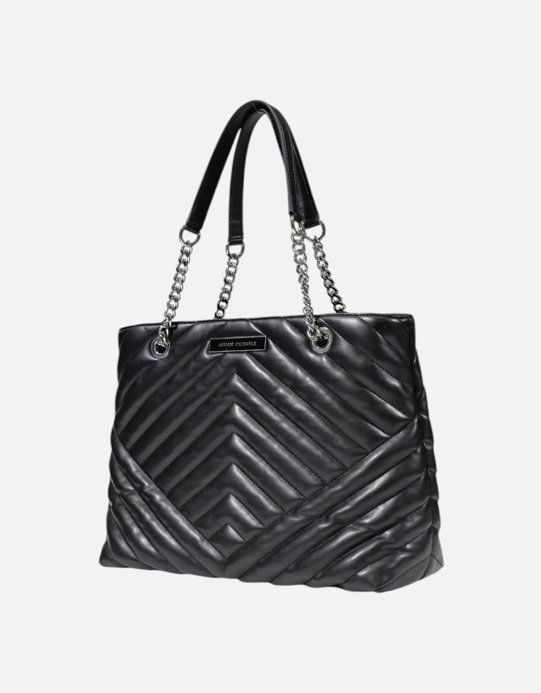 Plain Handbag with Zip Fastening Women - Black Bags