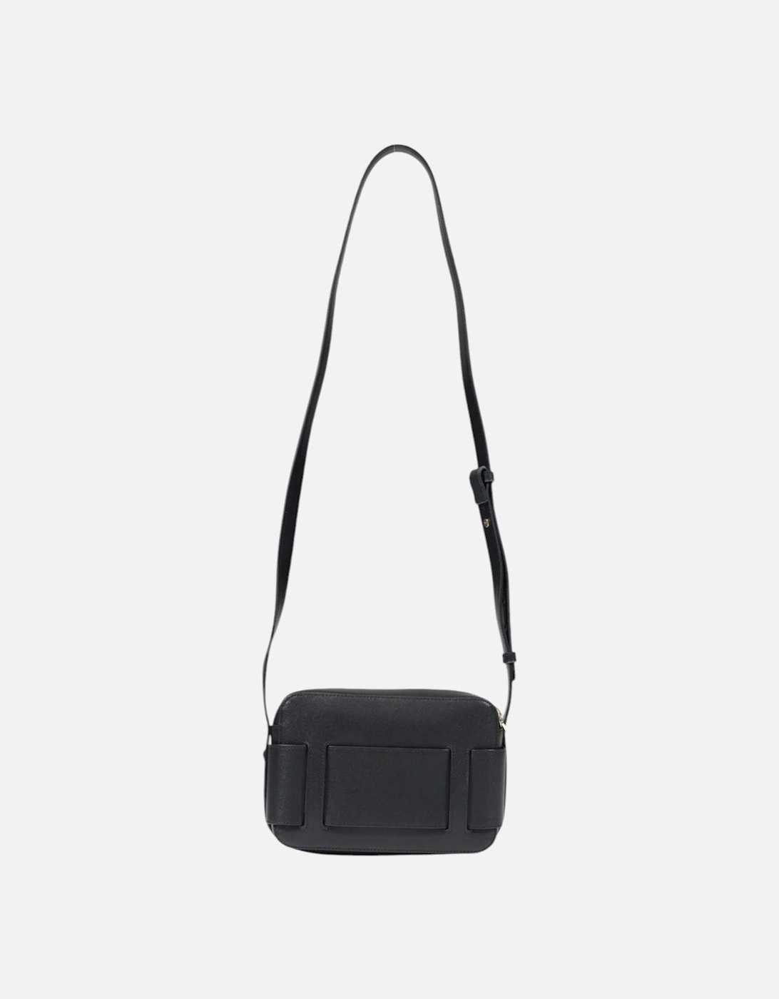 Plain Shoulder Bag with Zip Fastening Women - Black