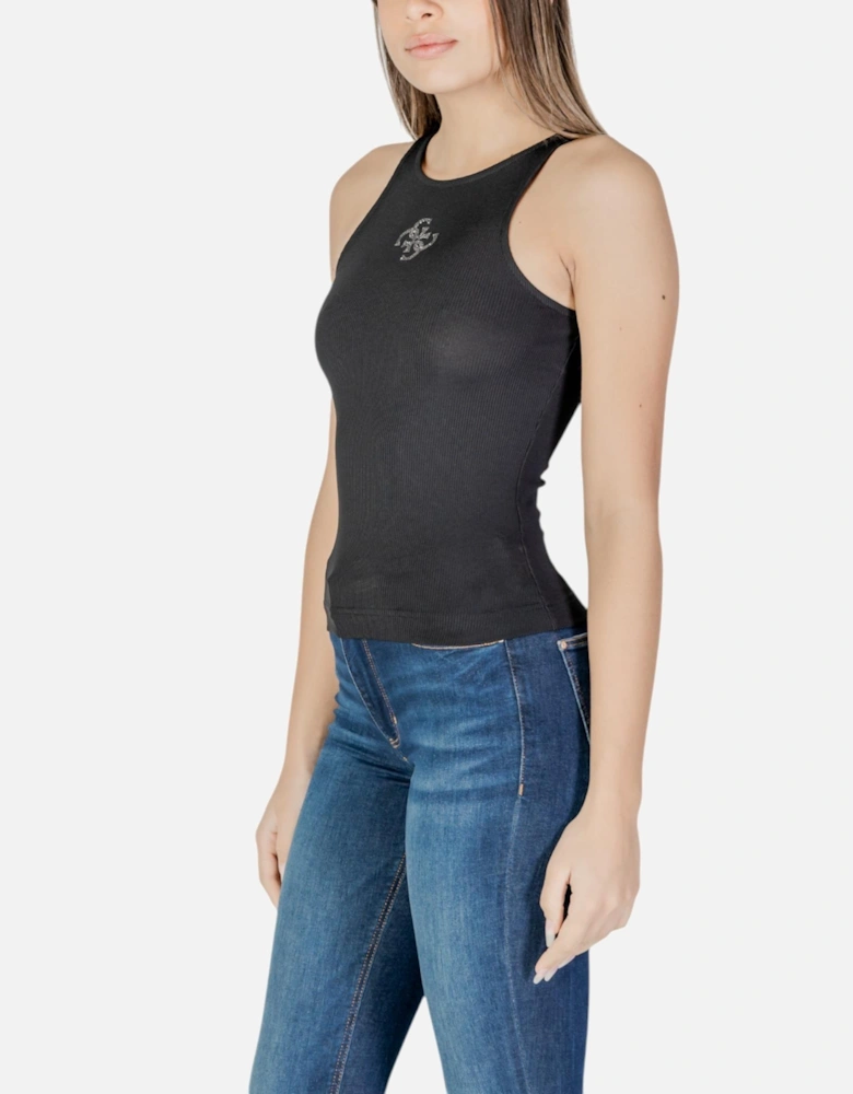 Plain Sleeveless Tank Top Women - Black