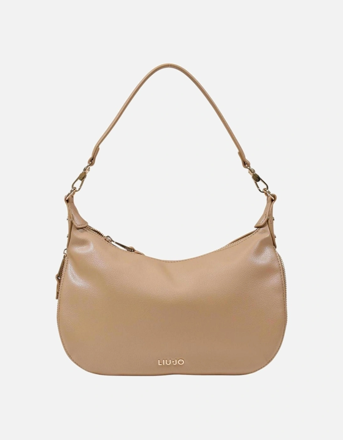 Handbag with Zip and Inside Pockets Women - Beige Bags, 4 of 3