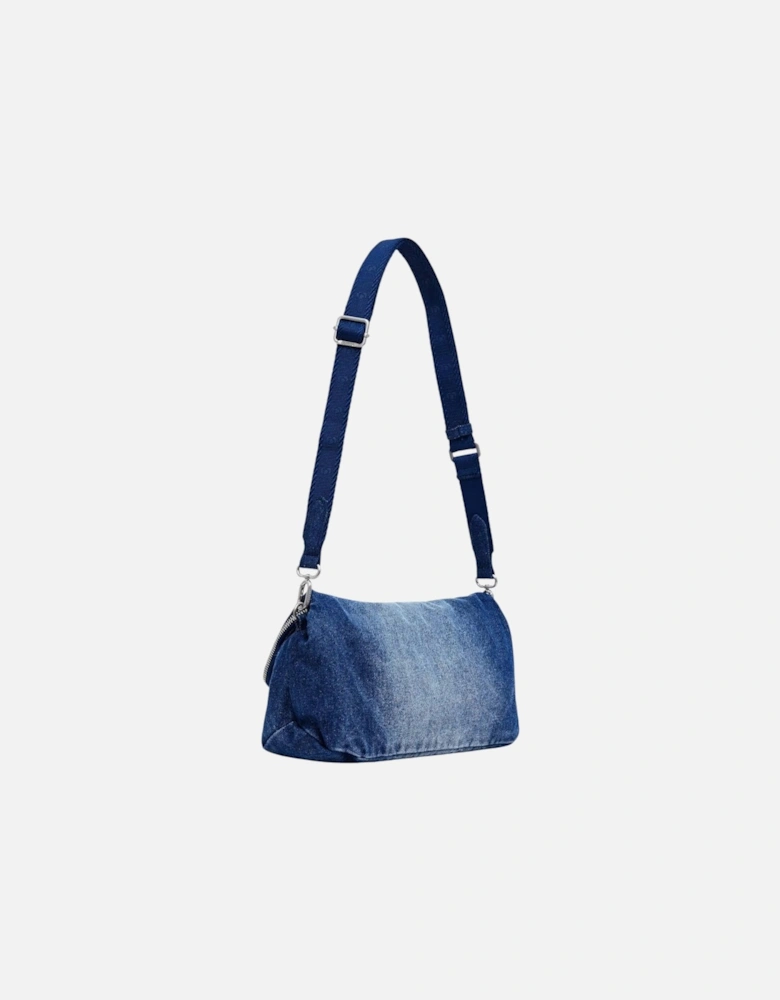 Shoulder Bag with Zip Closure Women - Blue