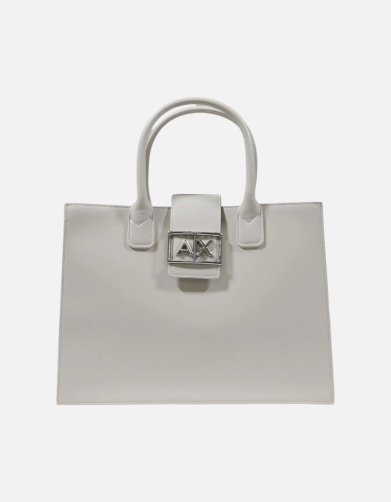 Handbag with Polyester Composition Women - Beige Bags