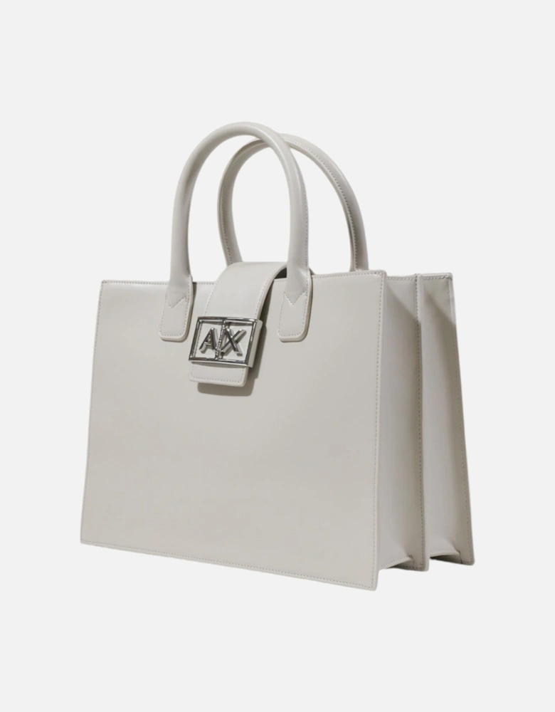 Handbag with Polyester Composition Women - Beige Bags