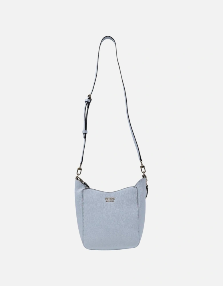 Shoulder Bag with Zip Fastening Women - Light Blue