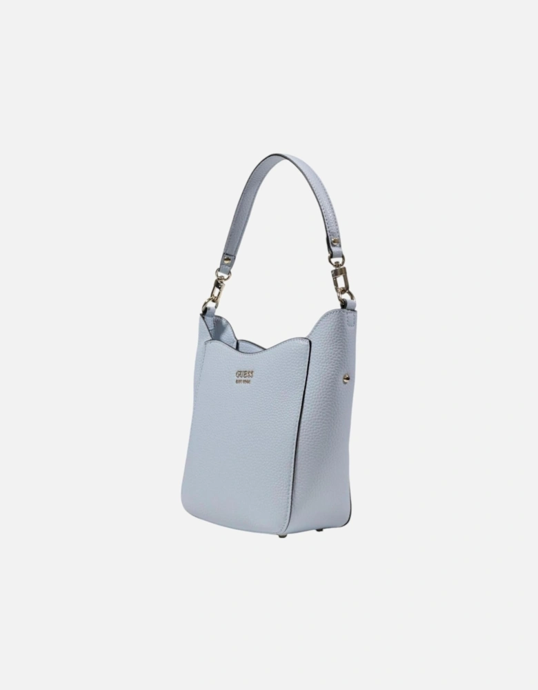 Shoulder Bag with Zip Fastening Women - Light Blue