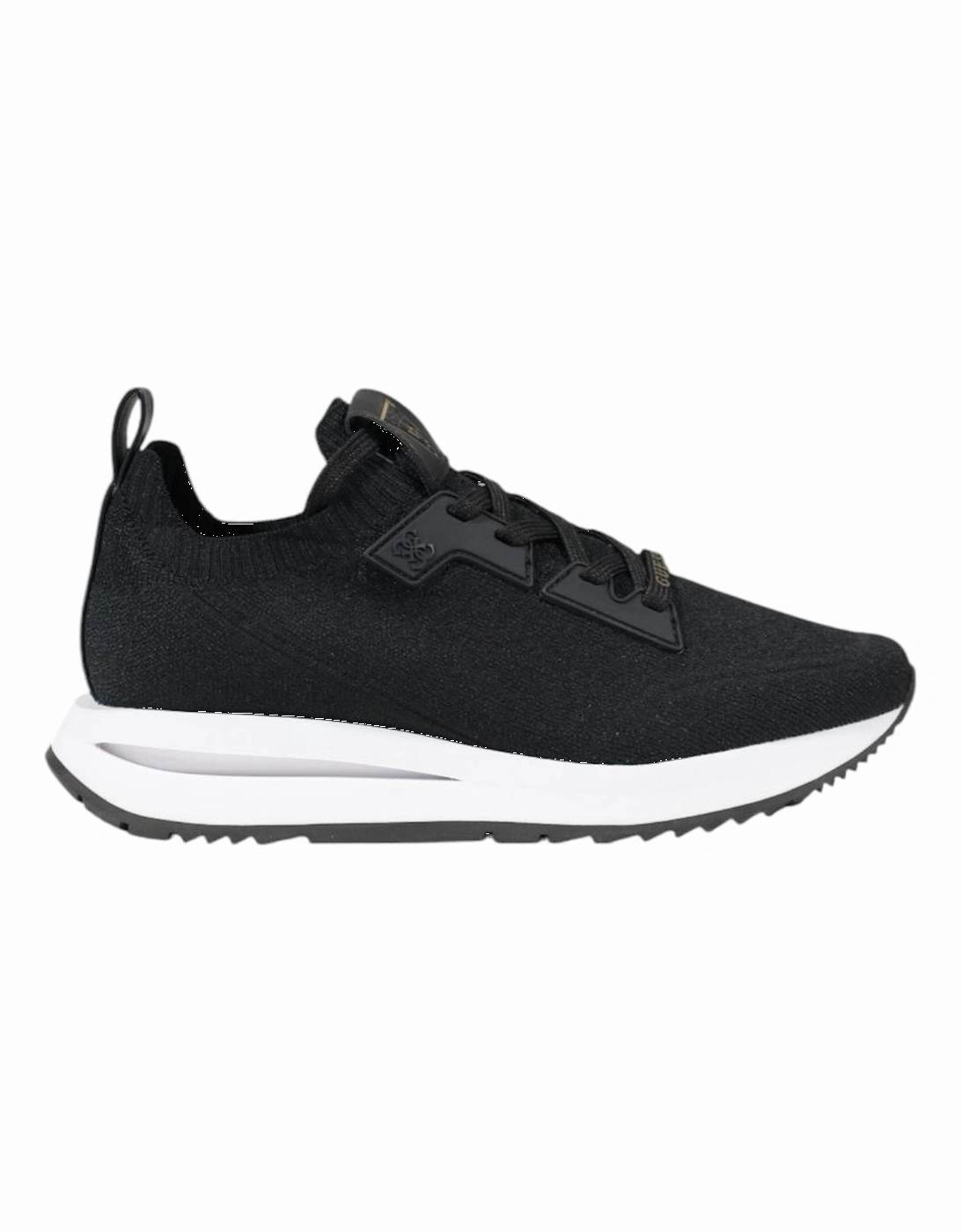 Lace-Up Polyester and Polyurethane Sneakers Women - Black, 4 of 3