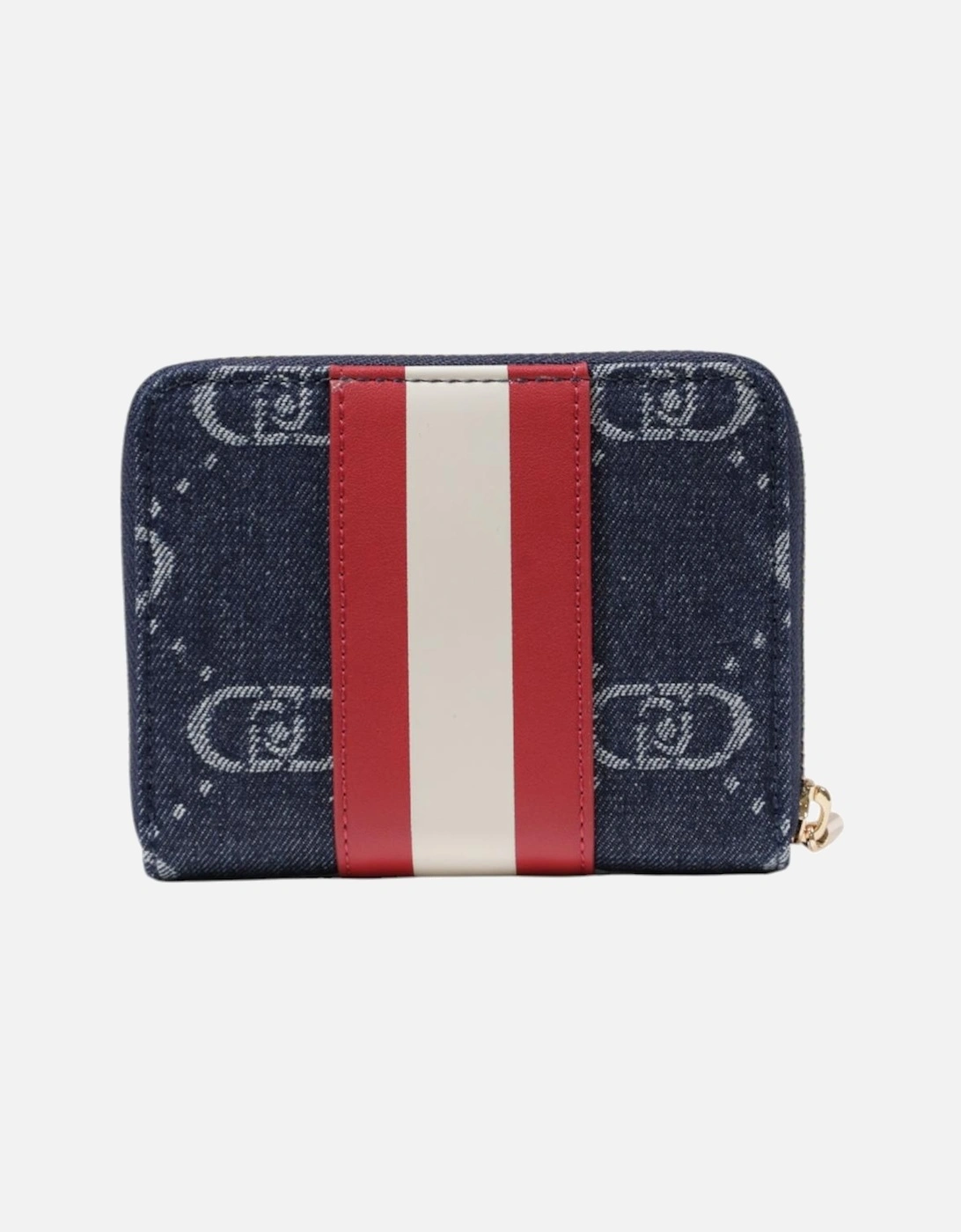 Zip Fastening Polyester Wallet Women - Blue