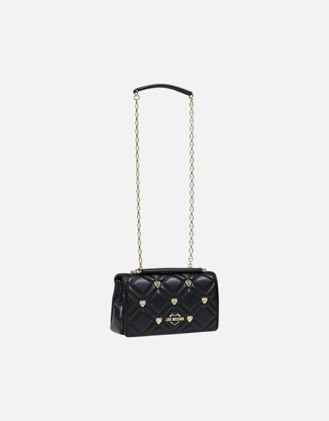 Shoulder Bag in Polyurethane Material Women - Black