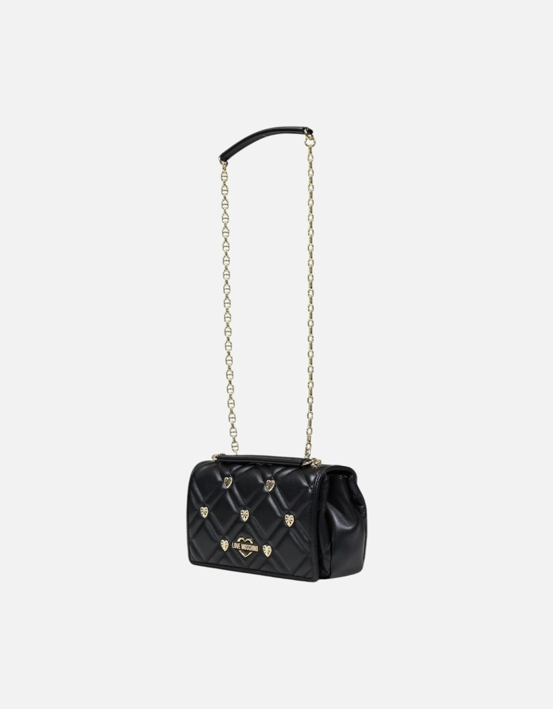 Shoulder Bag in Polyurethane Material Women - Black