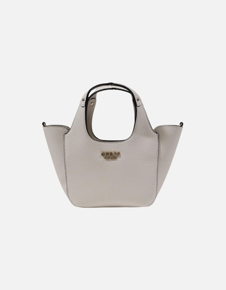 Handbag with Shoulder Strap and Inside Pockets Women - White Bags