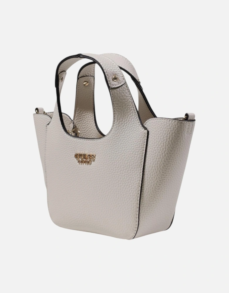 Handbag with Shoulder Strap and Inside Pockets Women - White Bags