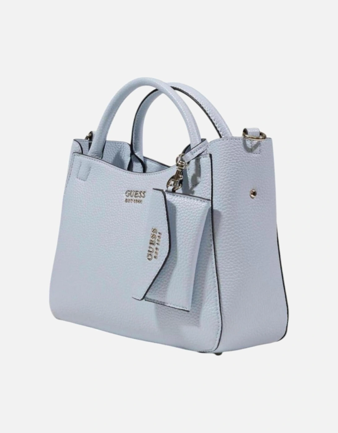 Handbag with Shoulder Strap and Inside Pockets Women - Light Blue Bags