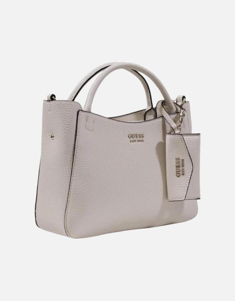 Handbag with Shoulder Strap and Zip Fastening Women - Beige Bags