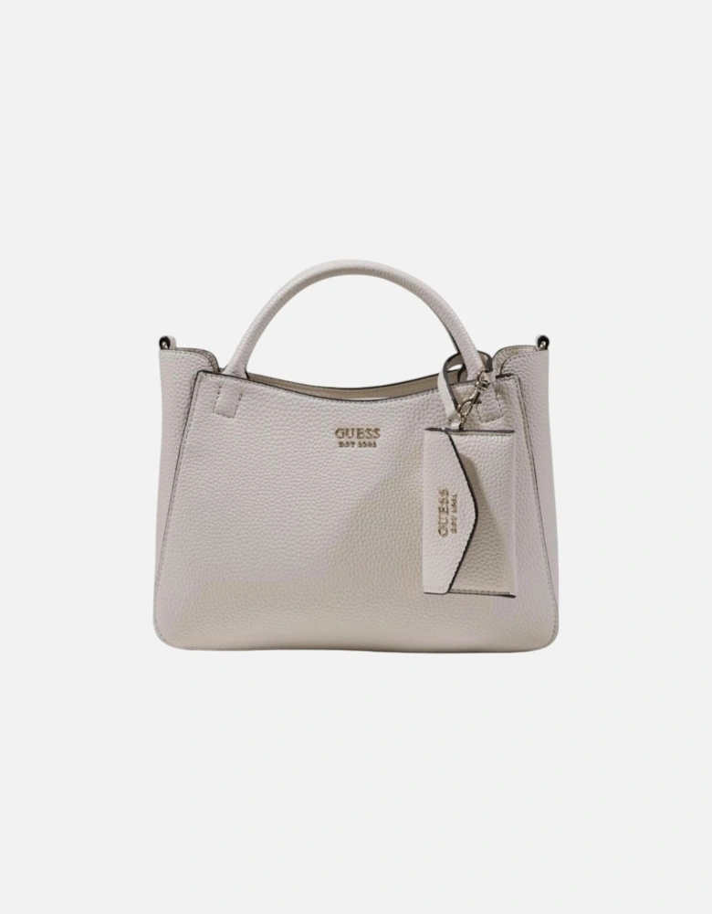 Handbag with Shoulder Strap and Zip Fastening Women - Beige Bags