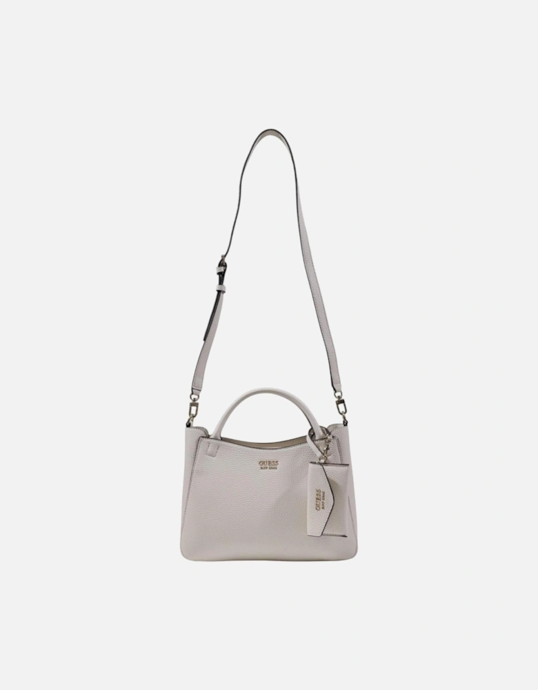 Handbag with Shoulder Strap and Zip Fastening Women - Beige Bags