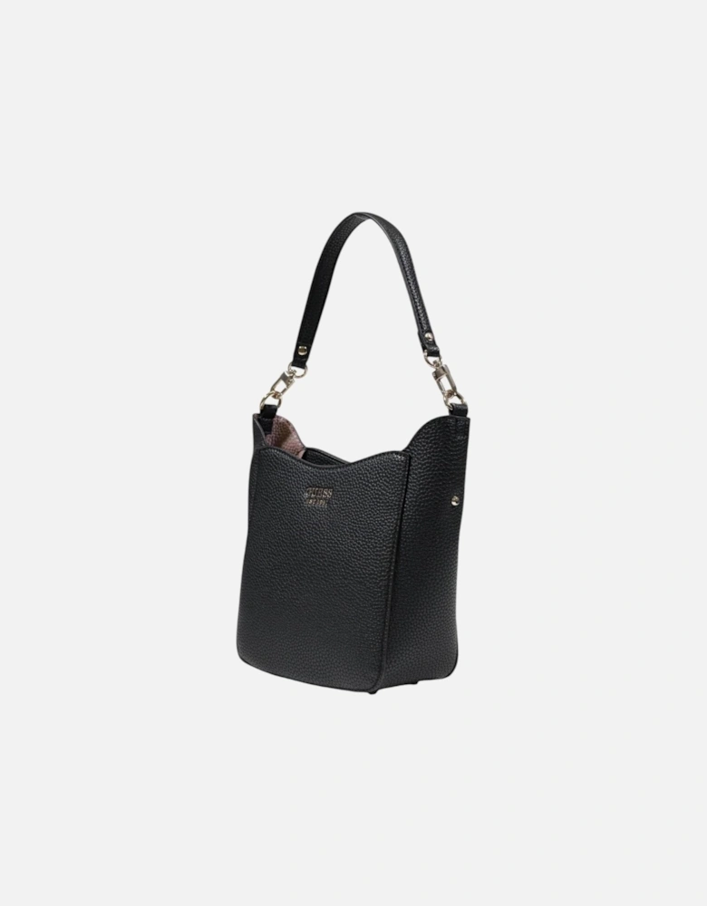 Zip Fastening Shoulder Bag Women - Black