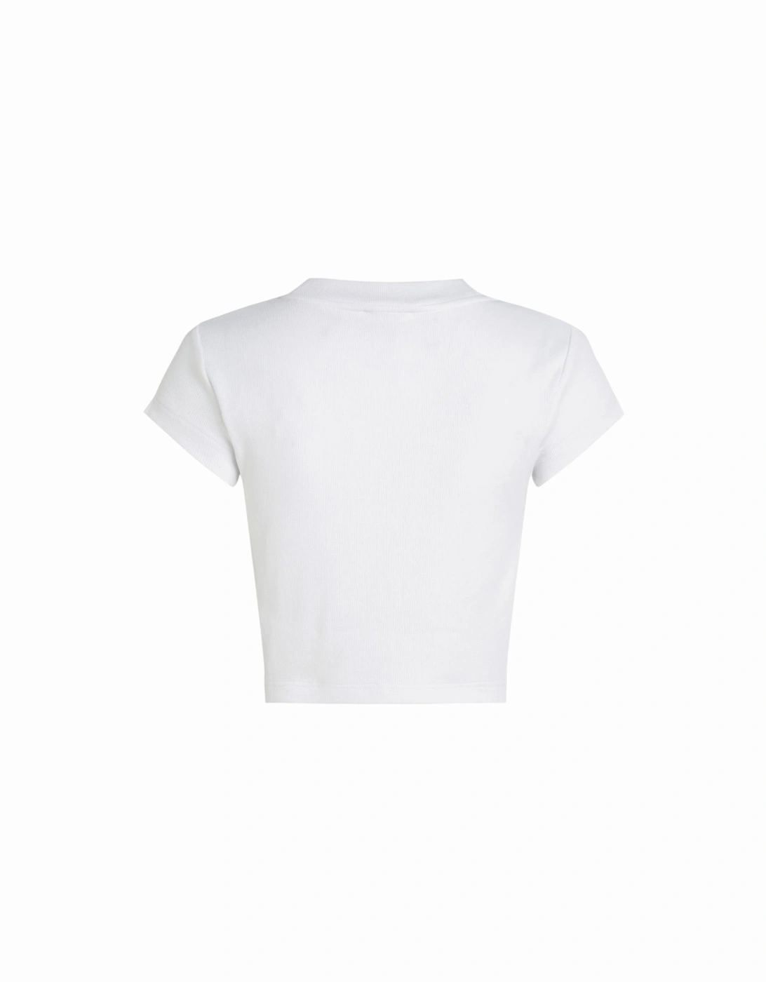 Short Sleeve Round Neck T-Shirt Women - White Shirts