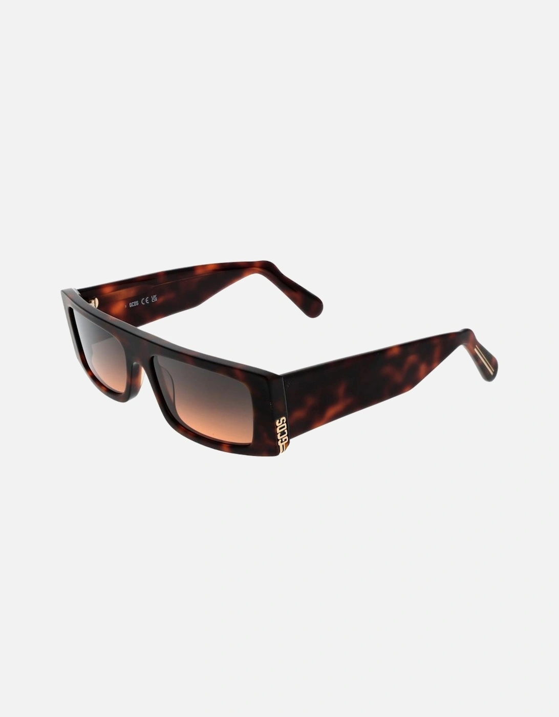 Rectangle Gradient Full-Rim Acetate Sunglasses Unisex - Brown, 4 of 3