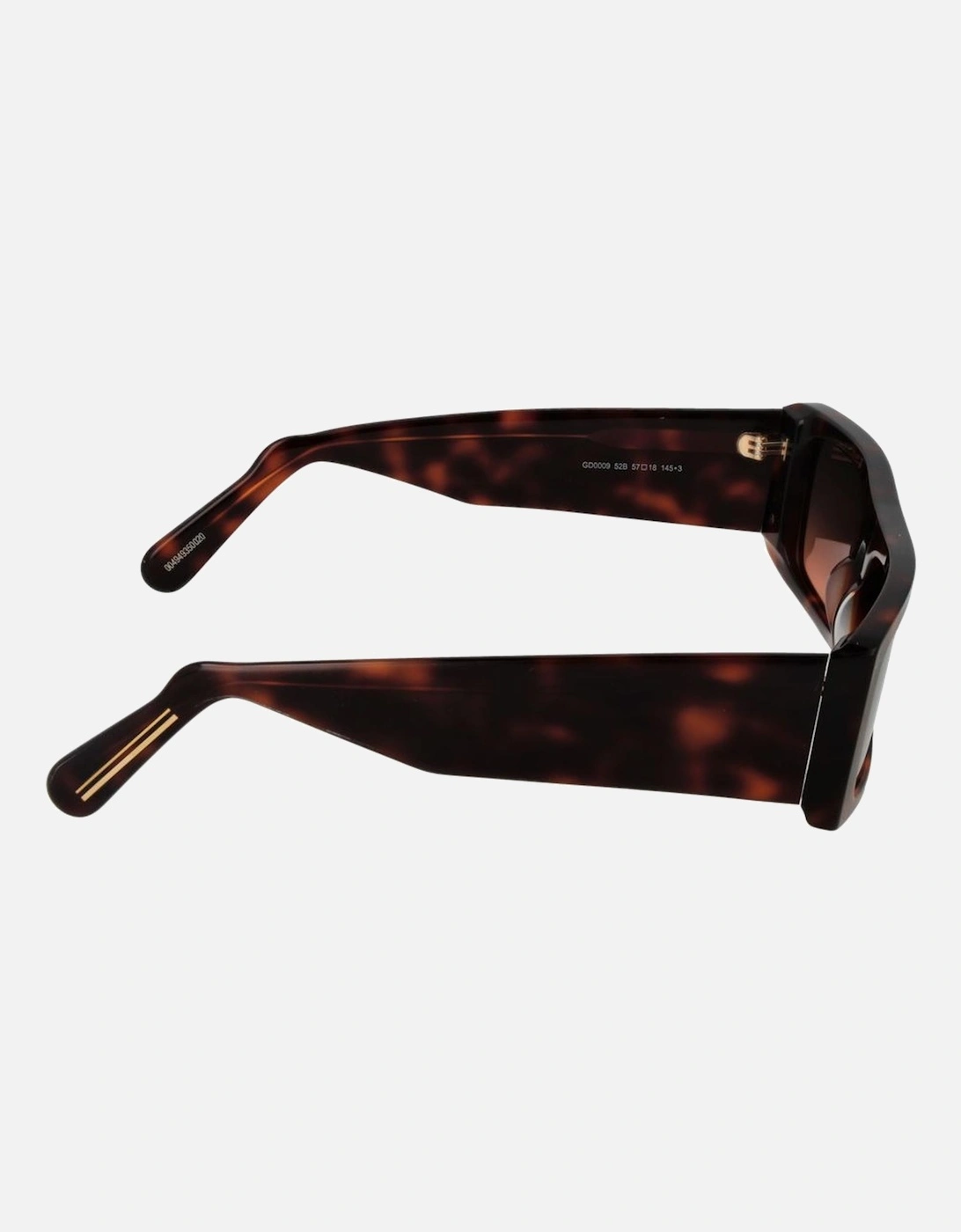 Rectangle Gradient Full-Rim Acetate Sunglasses Unisex - Brown