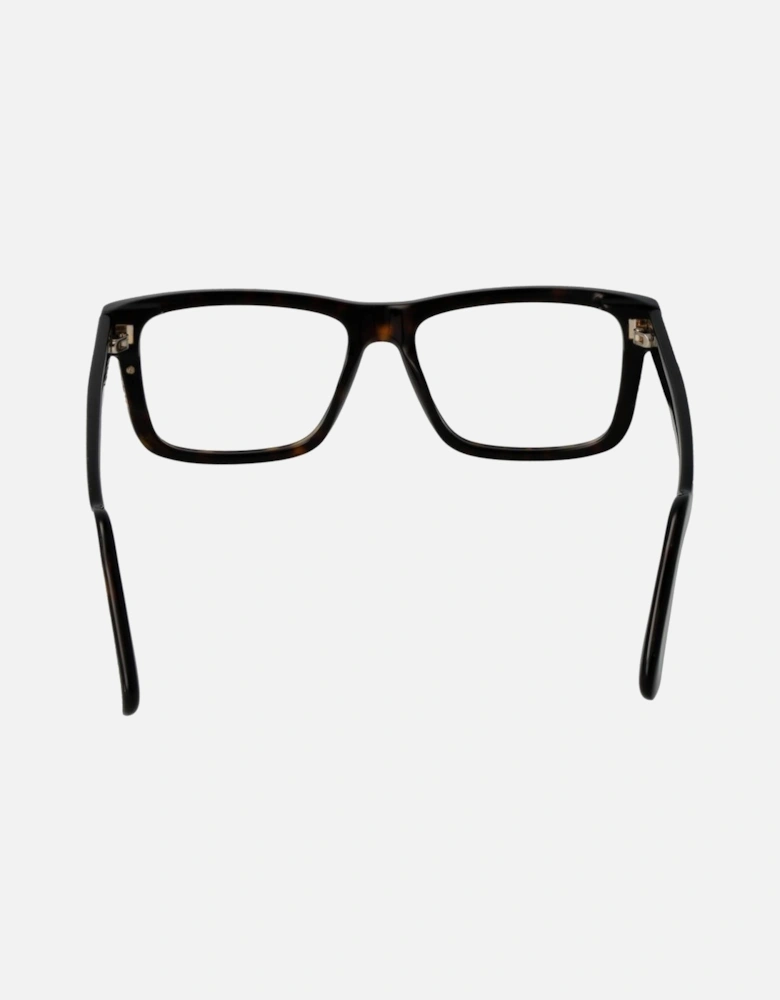 Full-Rim Rectangle Acetate Glasses Unisex - Brown Frames
