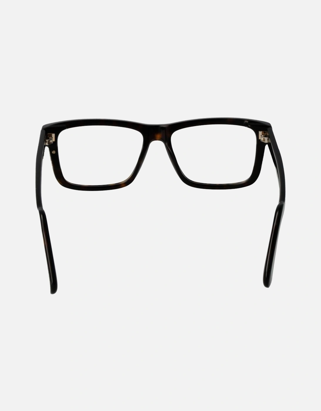 Full-Rim Rectangle Acetate Glasses Unisex - Brown Frames