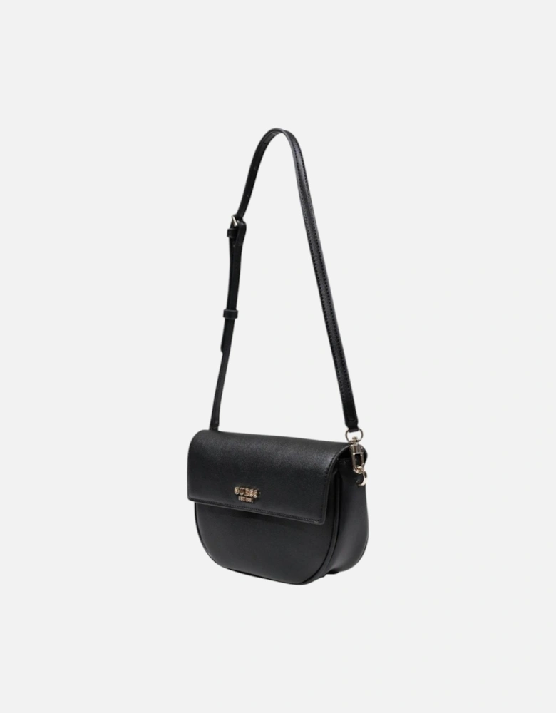 Shoulder Bag with Inside Pockets Women - Black