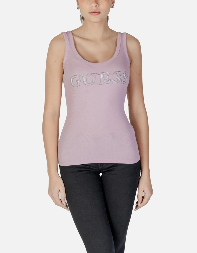 Printed Sleeveless Round Neck Tank-Top Women - Liliac Tops