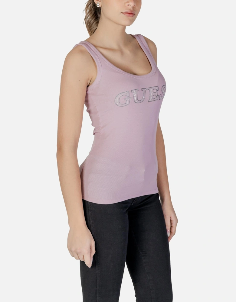 Printed Sleeveless Round Neck Tank-Top Women - Liliac Tops