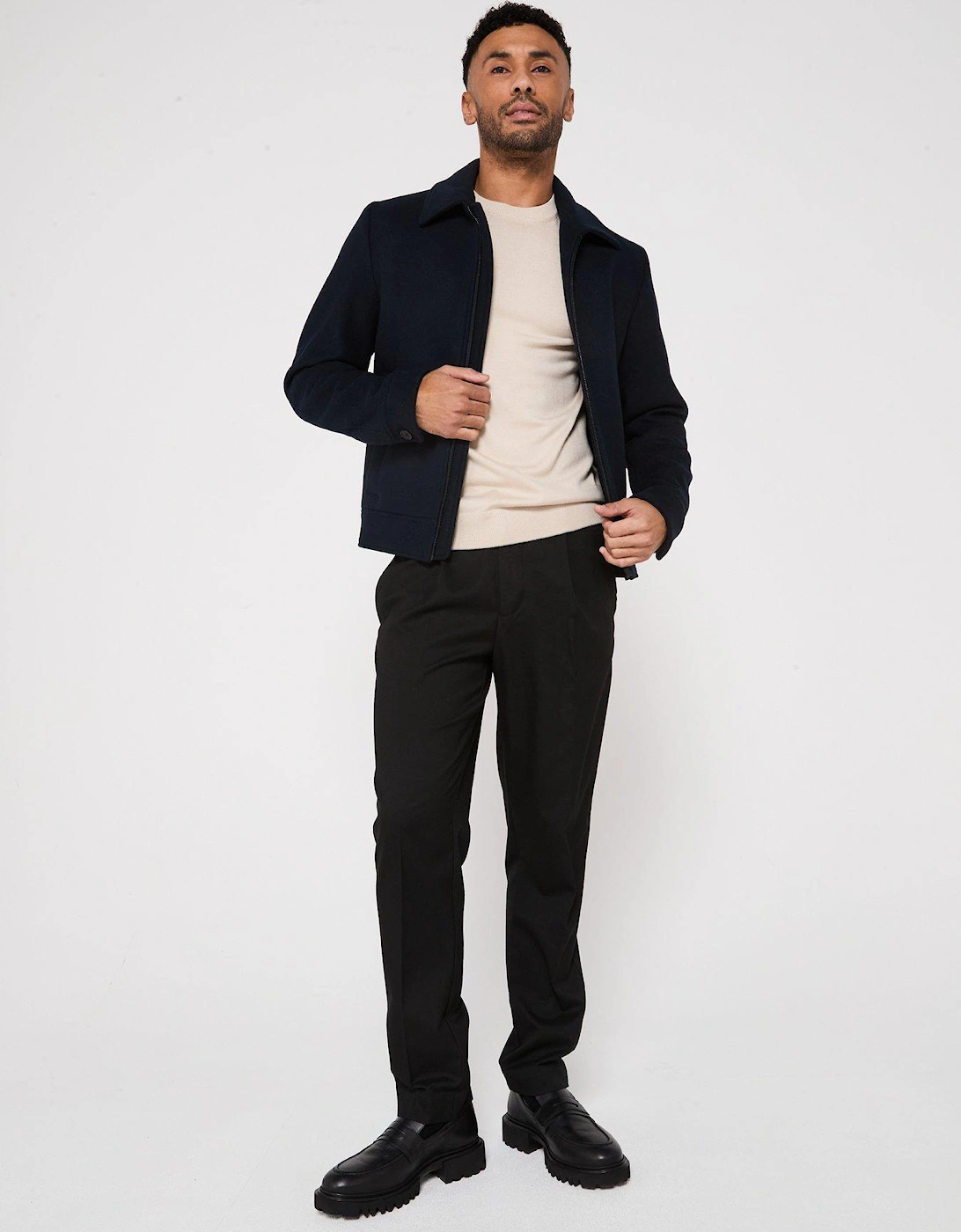 Filip Harrington Jacket - Black