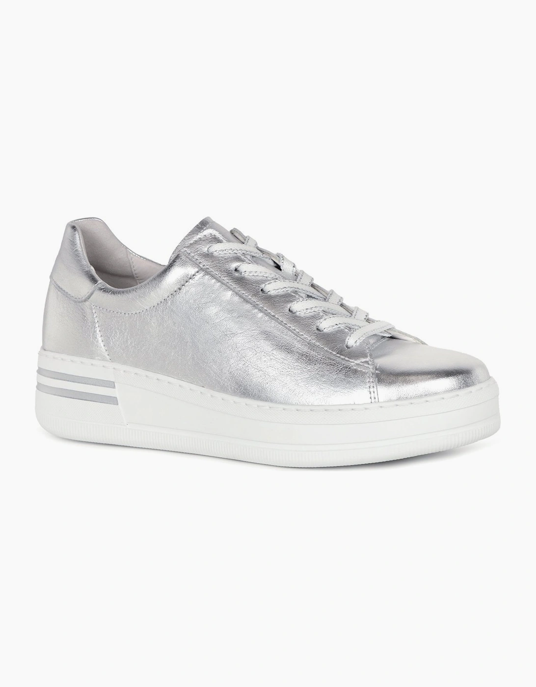 Gabor Women's Keystone Womens Trainers - Silver - Size: 4