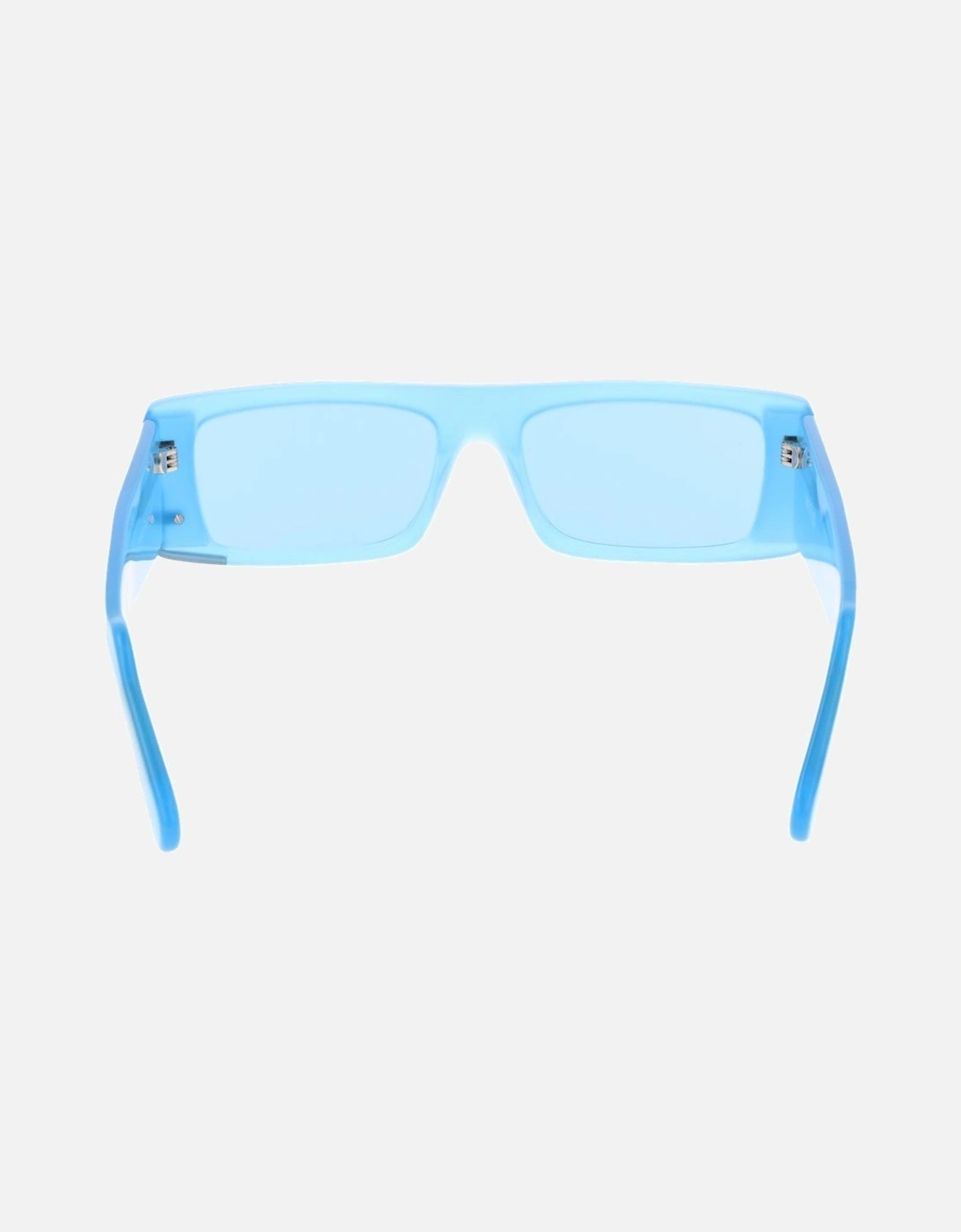 Full-Rim Rectangle Sunglasses with 100% UV Protection Unisex - Blue