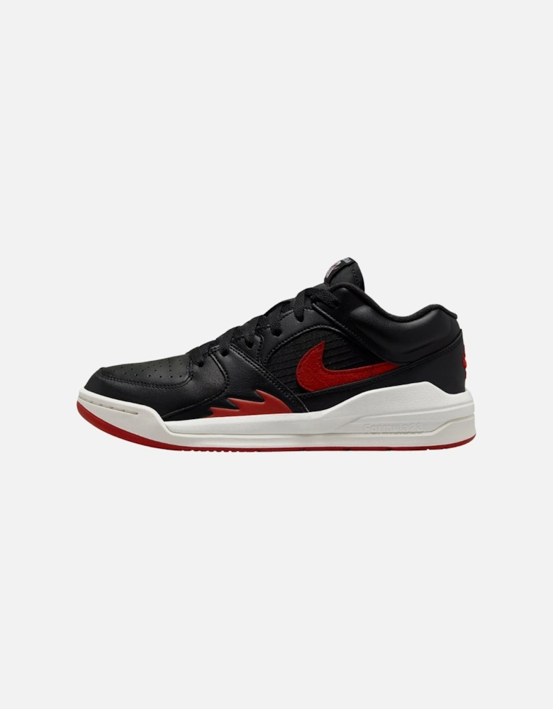 Jordan Stadium 90 Red Swoosh Black Trainers