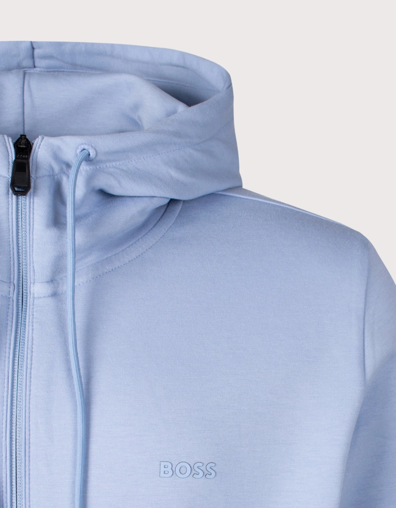 Zip Through Saggy Hoodie