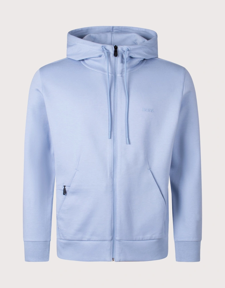 Zip Through Saggy Hoodie