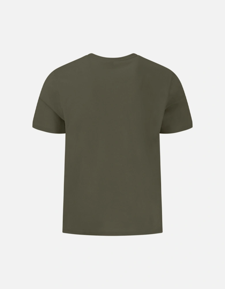 Fynch-Hatton Basic T-shirt Dark Khaki