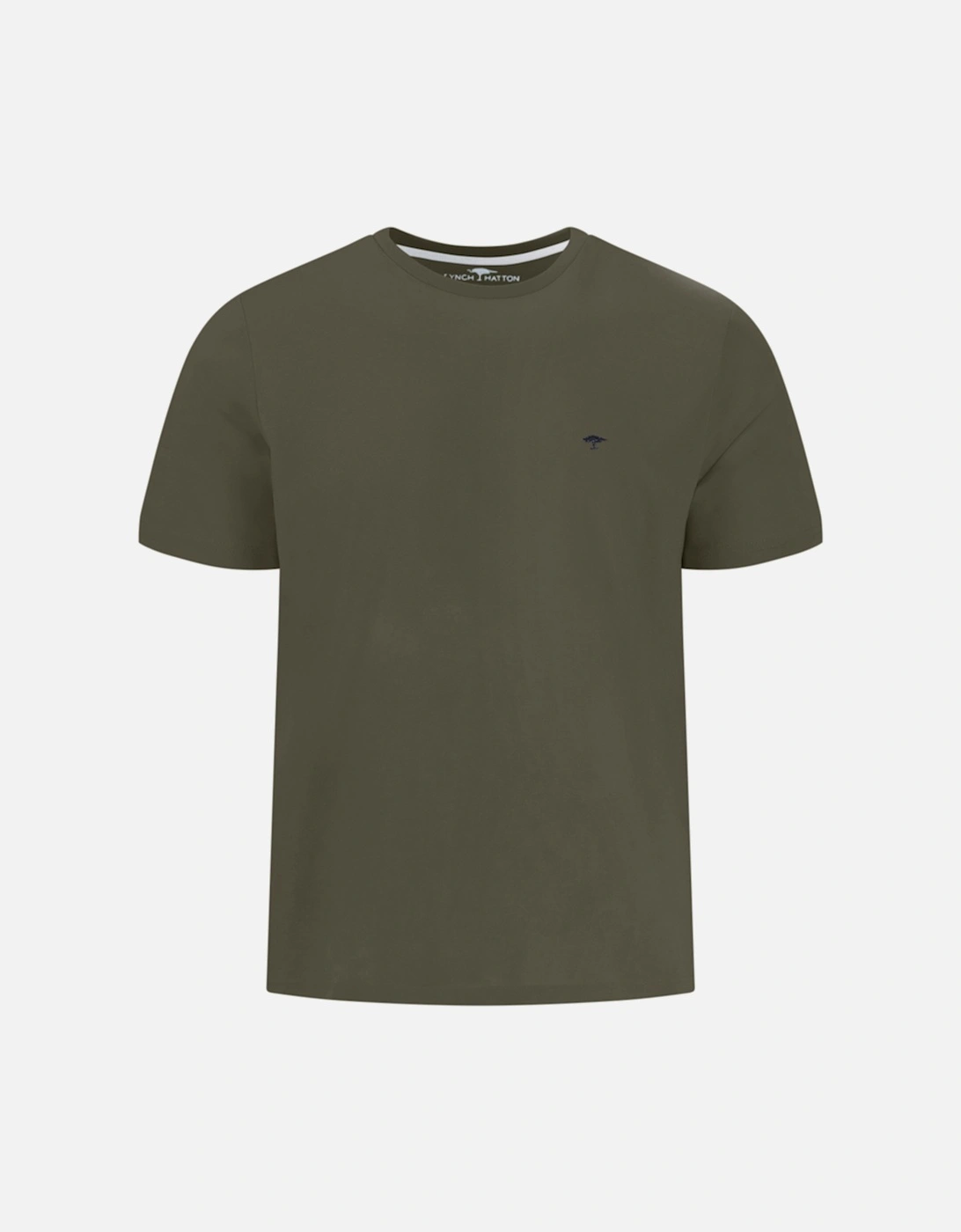 Fynch-Hatton Basic T-shirt Dark Khaki, 3 of 2