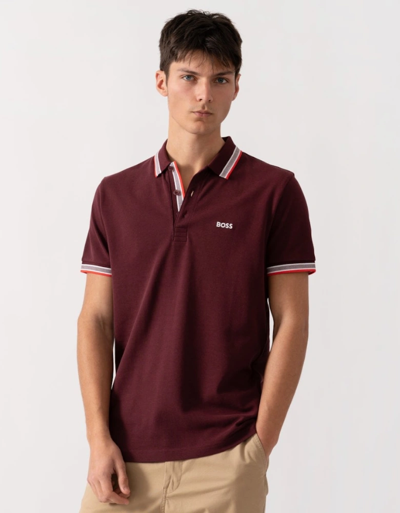 BOSS Green Paddy Contrast Mens Polo