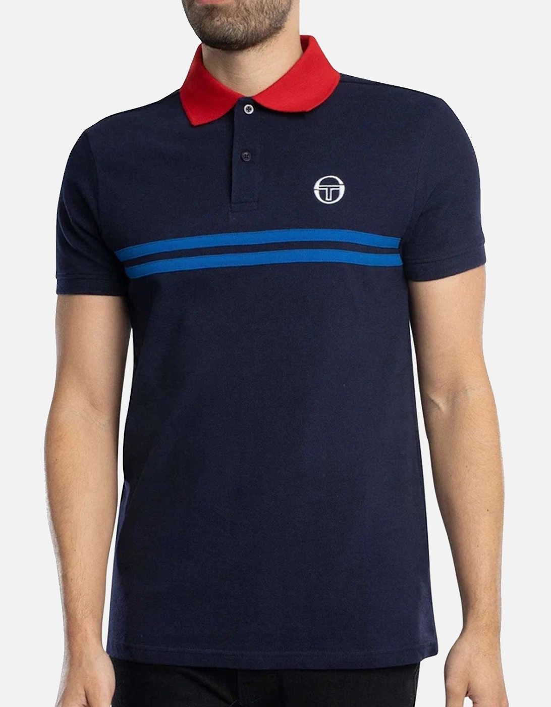 Supermac Polo Shirt Maritime Blue/Adrenaline Rush/Nautical