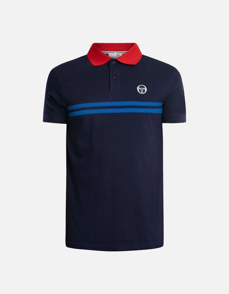 Supermac Polo Shirt Maritime Blue/Adrenaline Rush/Nautical