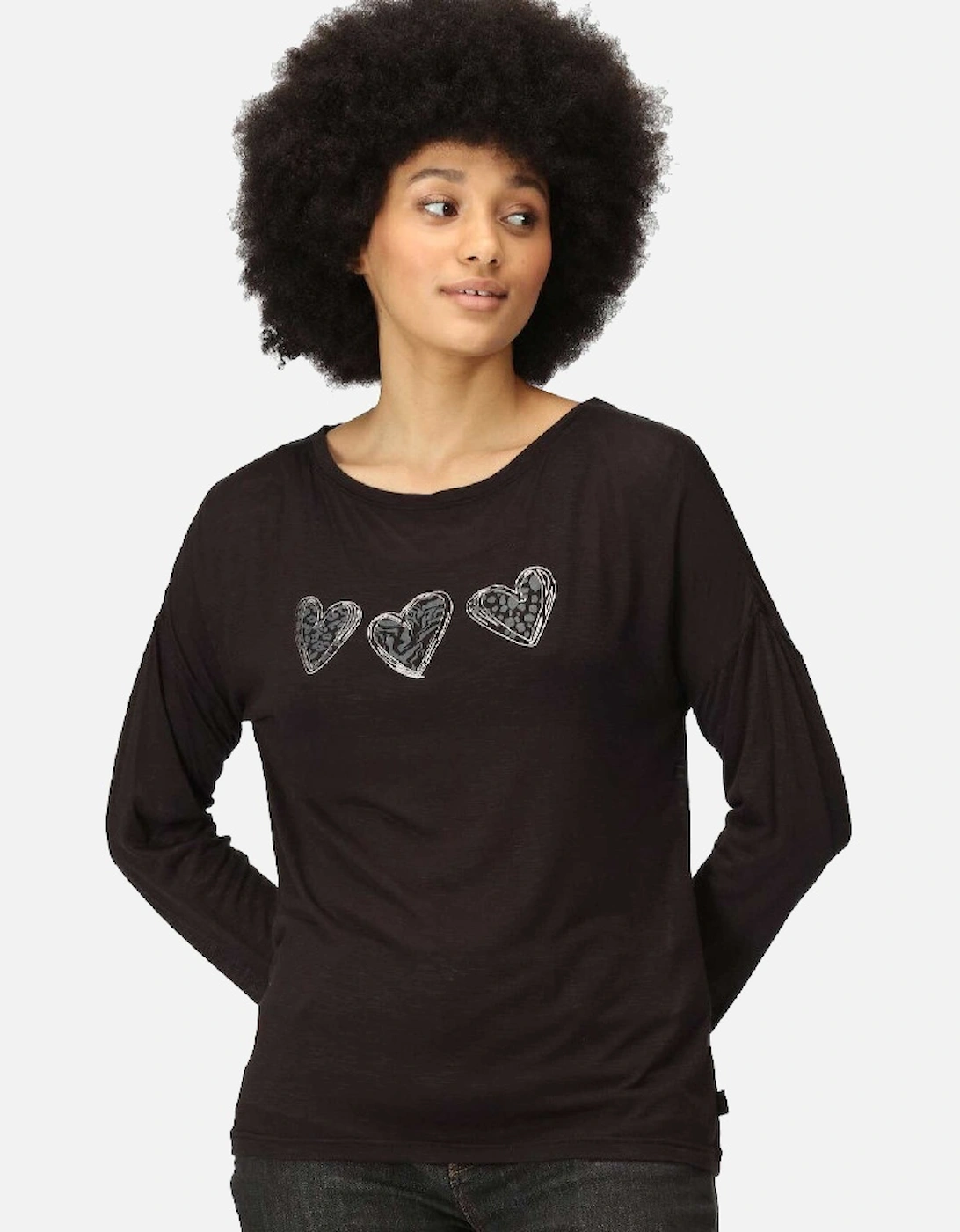 Womens Carlene Long Sleeve T Shirt Tee, 5 of 4