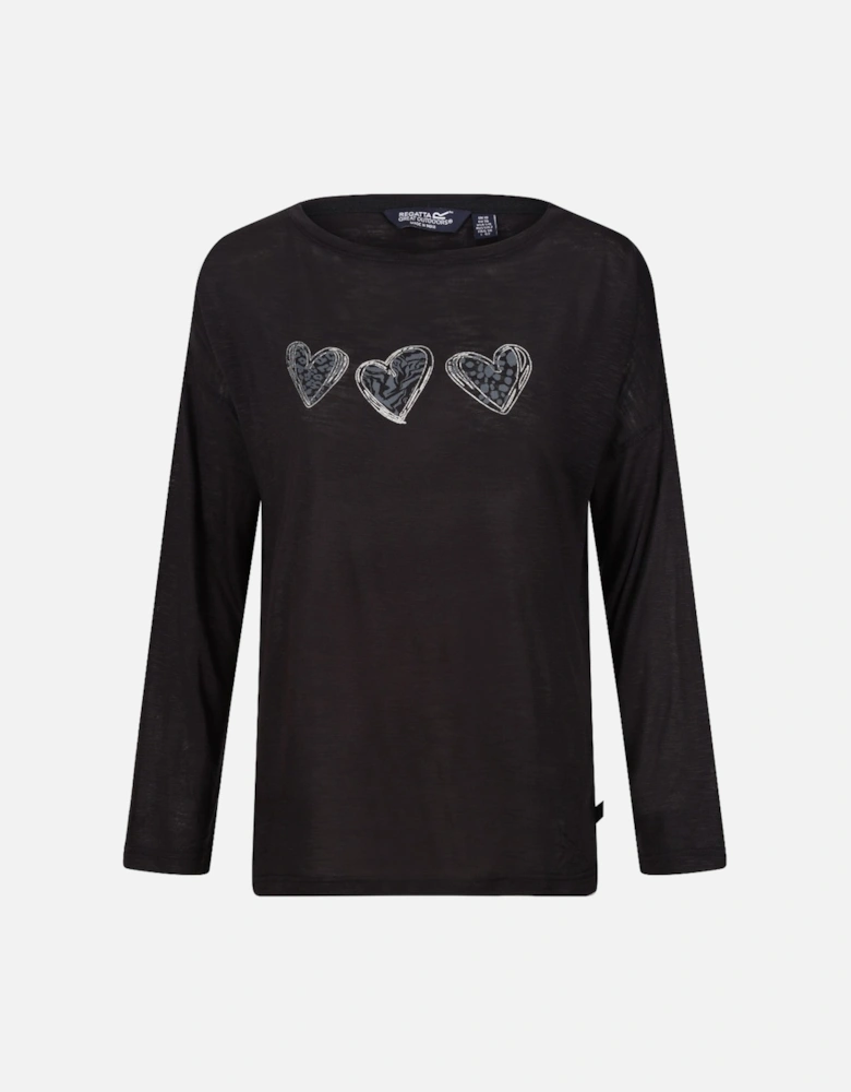 Womens Carlene Long Sleeve T Shirt Tee