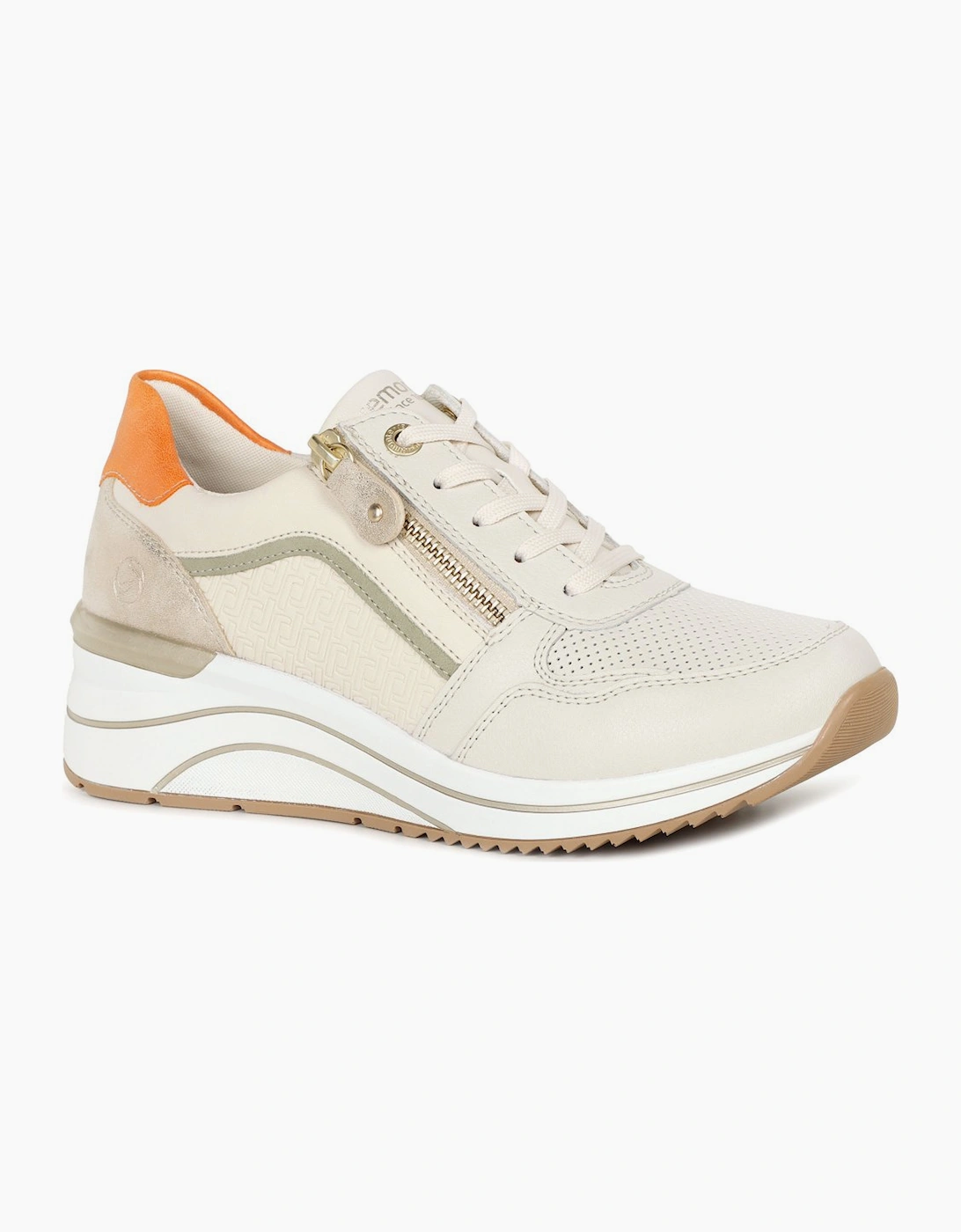 Remonte Women's Tan Arial Trainers - Size: 7.5