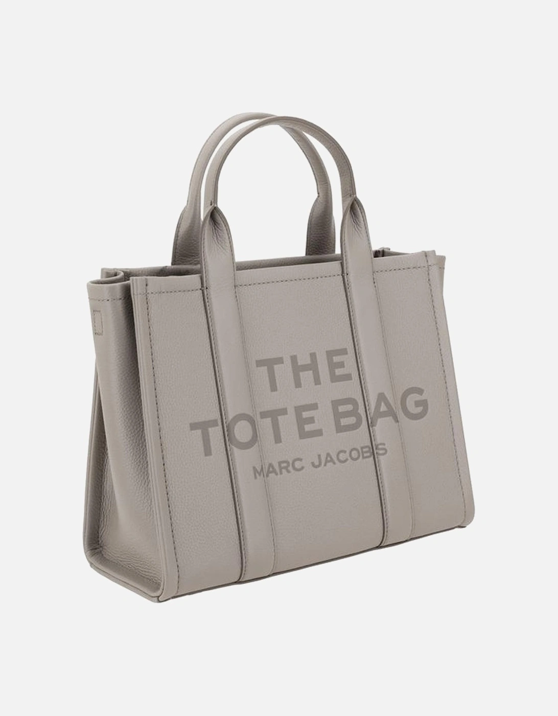 Medium Leather Tote Bag with Monogram and Adjustable Strap Women -
