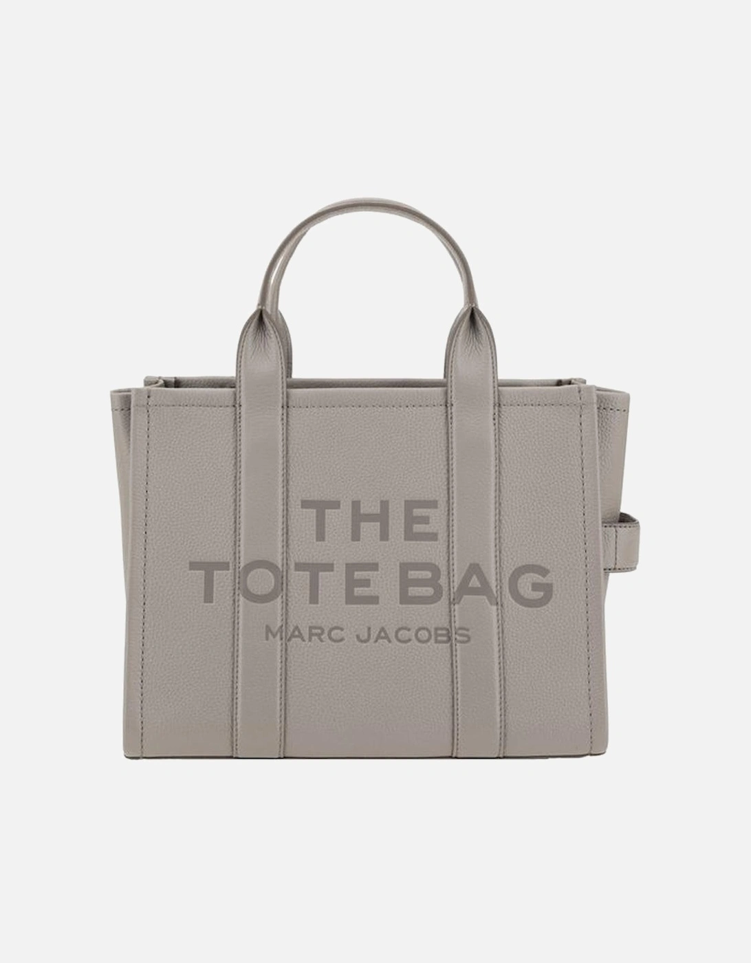 Medium Leather Tote Bag with Monogram and Adjustable Strap Women -, 5 of 4