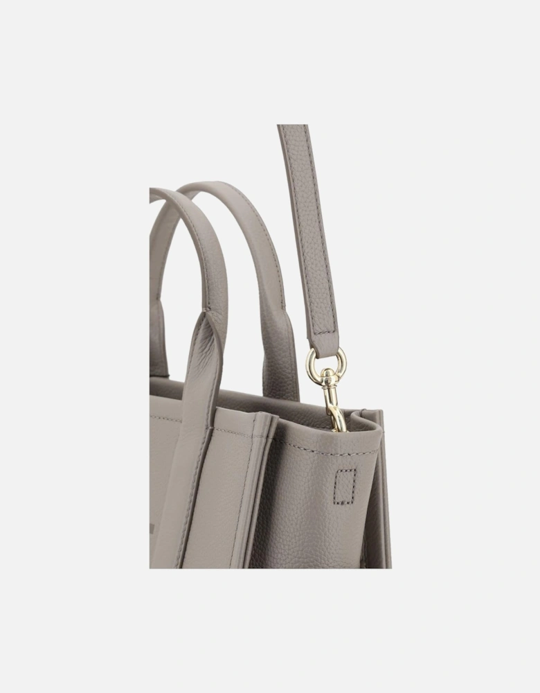 Medium Leather Tote Bag with Monogram and Adjustable Strap Women -
