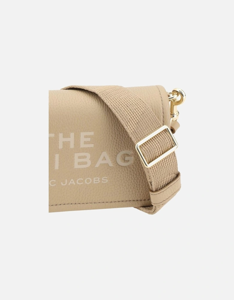 Calfskin Mini Bag with Adjustable Strap Women - Beige Shoulder Bags